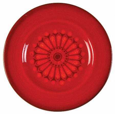 Medallion Red Bread & Butter Plate