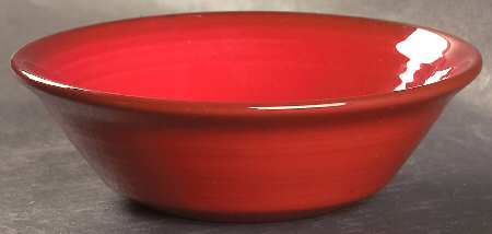 Medallion Red Coupe Cereal Bowl