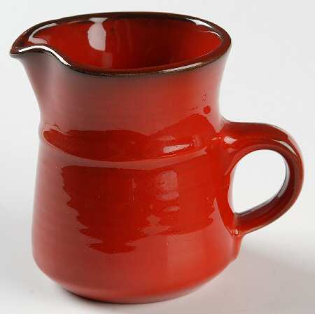 Medallion Red Creamer