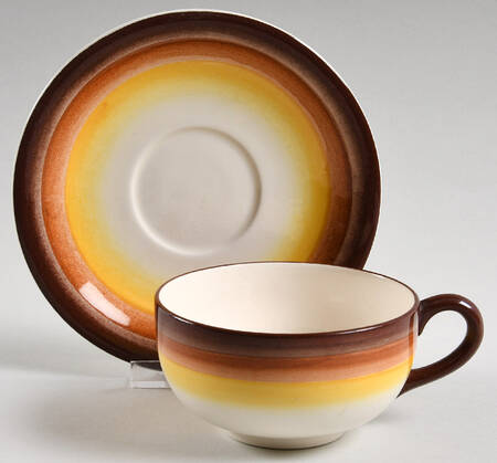Mexicana Flat Cup & Saucer Set