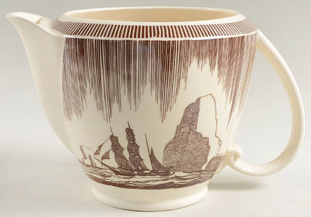 Moby Dick Brown 64 Oz Ultra Shpe Pitcher, No Lid