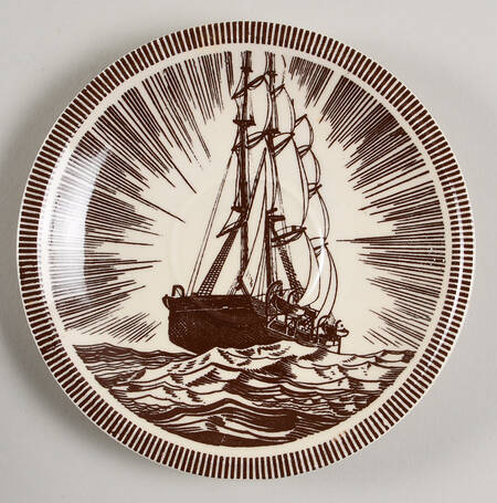 Moby Dick Brown Saucer