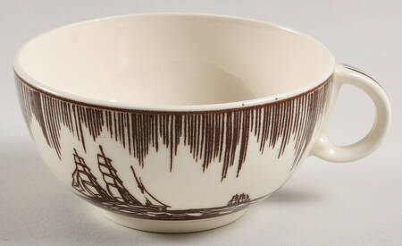 Moby Dick Brown Flat Cup