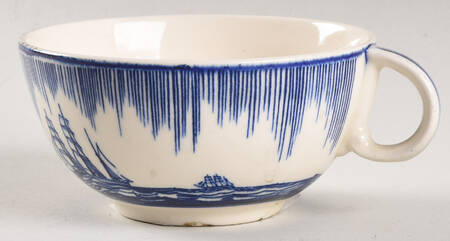 Moby Dick Blue Flat Cup