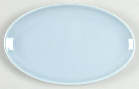 Modern Gray 9" Oval Serving Platter by Metlox - Poppytrail - Vernon