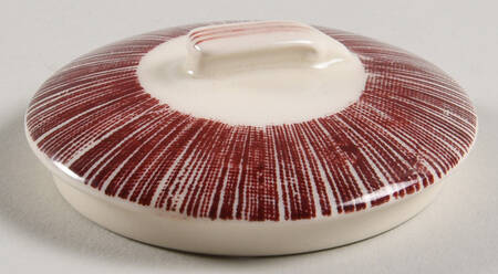 Moby Dick Maroon Lid for Individual Sugar Bowl