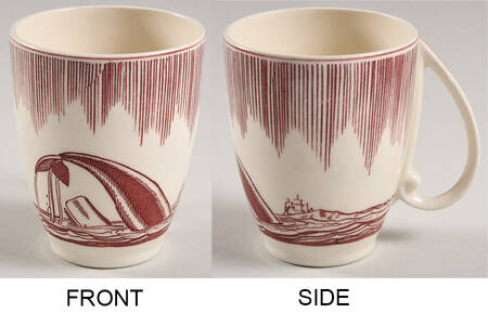 Moby Dick Maroon Mug