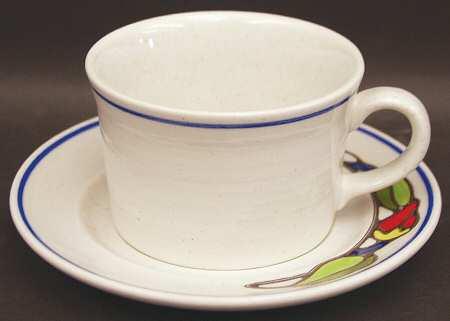 Moulin (Formerly Known As Moulin Rouge) Flat Cup & Saucer Set