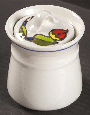 Moulin (Formerly Known As Moulin Rouge) Sugar Bowl & Lid