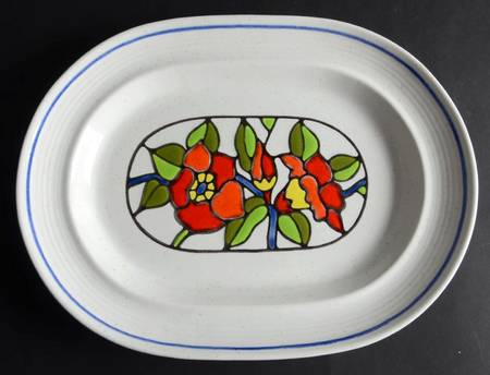 Moulin (Formerly Known As Moulin Rouge) 13" Oval Serving Platter