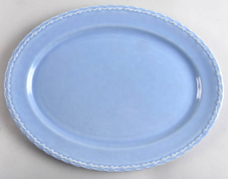 Native California Blue 13" Oval Serving Platter