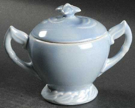 Native California Blue Sugar Bowl & Lid