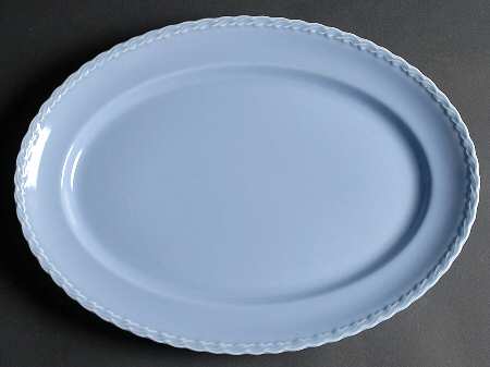 Native California Blue 16" Oval Serving Platter