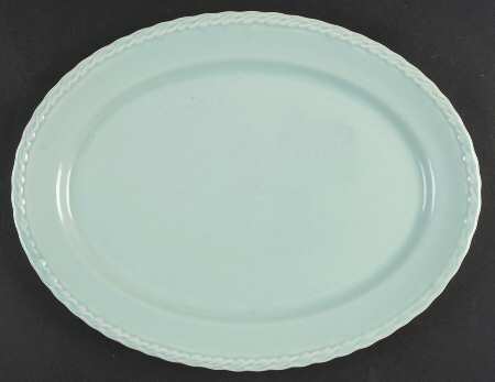 Native California Green 13" Oval Serving Platter