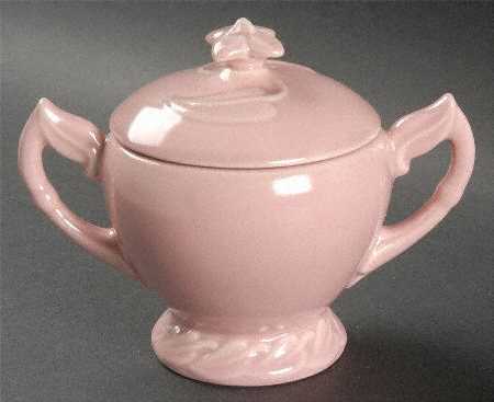 Native California Pink Sugar Bowl & Lid