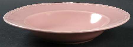 Native California Pink Rim Soup Bowl