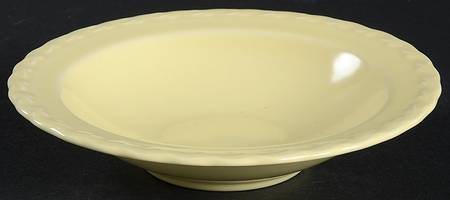 Native California Yellow Rim Fruit/Dessert (Sauce) Bowl