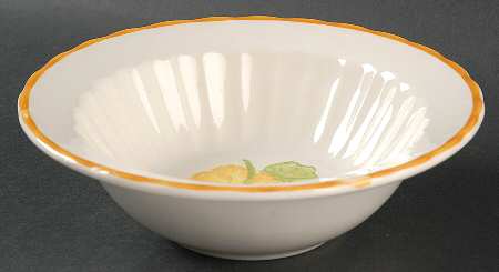 Nasturtium Rim Cereal Bowl