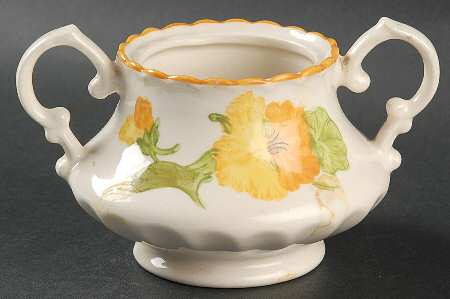 Nasturtium Sugar Bowl No Lid