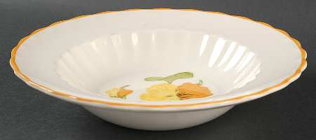 Nasturtium Rim Soup Bowl