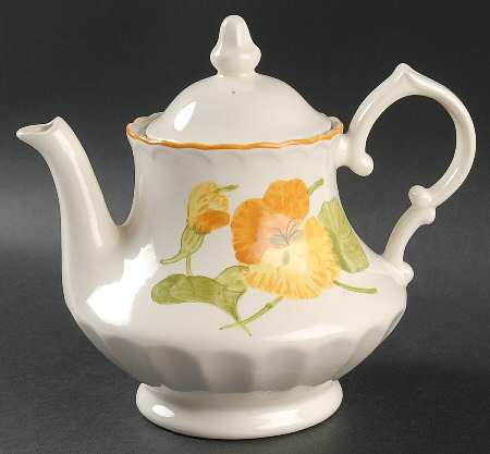 Nasturtium Teapot & Lid