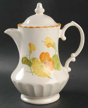 Nasturtium Coffee Pot & Lid