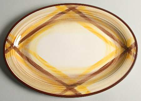 Organdie 12" Oval Serving Platter