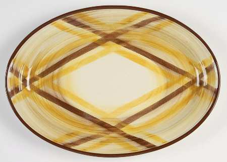Organdie 13" Oval Serving Platter