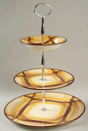 Organdie 3-Tiered Serving Tray (DP, SP, FR)