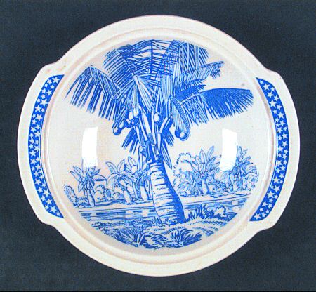 Our America Blue Lugged Chowder Bowl