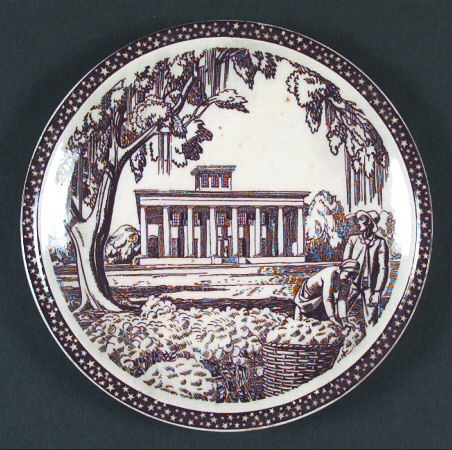 Our America Brown Salad Plate by Metlox - Poppytrail - Vernon