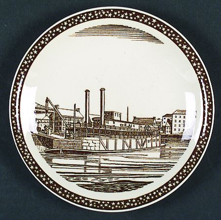 Our America Brown Bread & Butter Plate