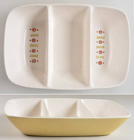 Palm Springs Rectangular Divided Serve No Center Lid