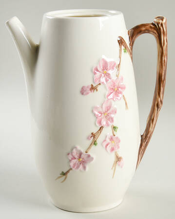 Peach Blossom Coffee Pot No Lid