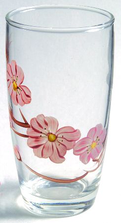 Peach Blossom 10 Oz Glassware Tumbler