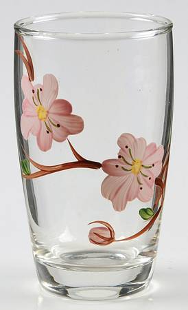 Peach Blossom Glassware Juice