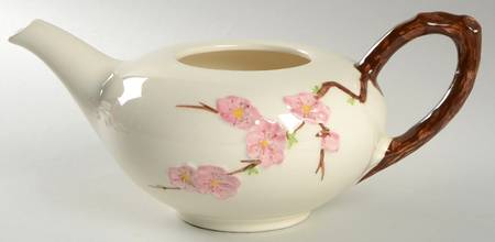Peach Blossom Teapot No Lid