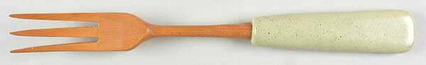 Pepper Tree Salad Serving Fork with Wood Prongs