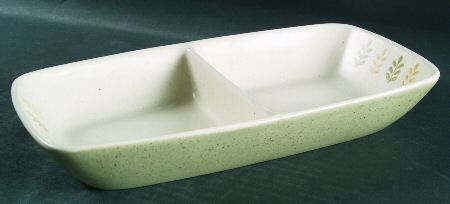 Pepper Tree Rectangular Divided Vegetable Bowl