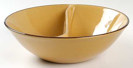 Petalburst Round Divided Vegetable Bowl