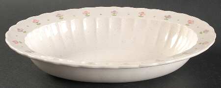 Pink Lady 11" Oval Vegetable Bowl