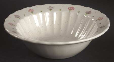 Pink Lady Rim Cereal Bowl