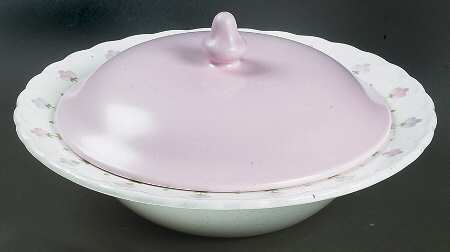 Pink Lady Round Covered Vegetable