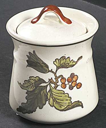 Pomegranite Sugar Bowl & Lid