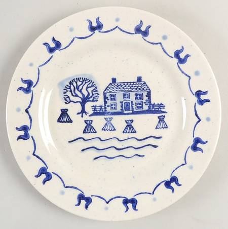 Provincial Blue Salad Plate