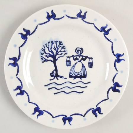 Provincial Blue Bread & Butter Plate
