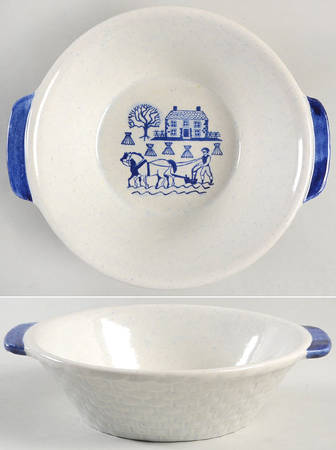 Provincial Blue 9" Round Vegetable Bowl