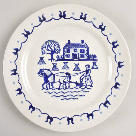 Provincial Blue Dinner Plate