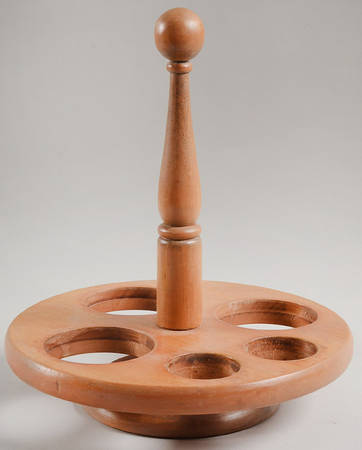 Provincial Blue Wood Base for Condiment Set