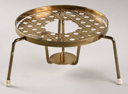 Provincial Blue Warmer Stand No Candle for Kettle Casserole